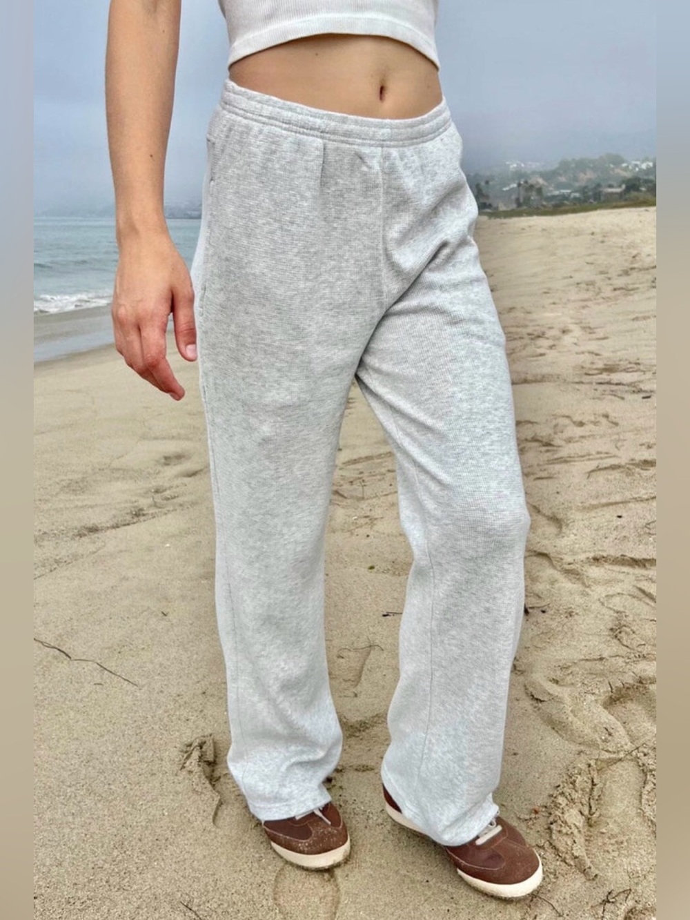 Brandy Melville Anastasia Waffle Sweatpants